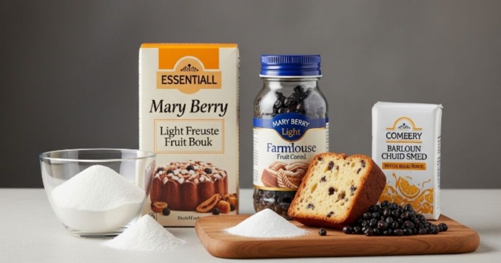 Essential Ingredients to Make Mary Berry Light Farmhouse Fruit Cake