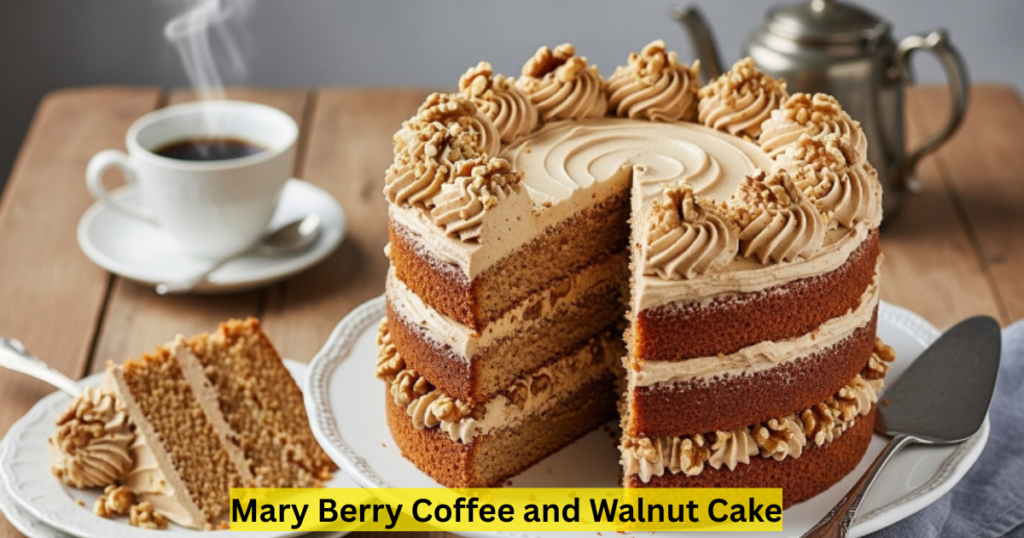 Mary Berry Coffee and Walnut Cake Recipe
