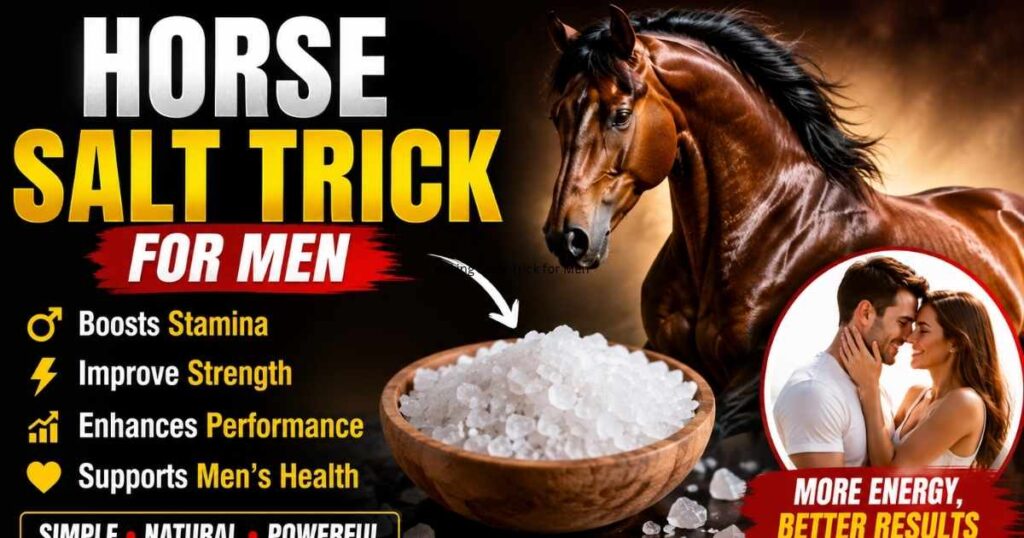 Horse Salt Trick For Men