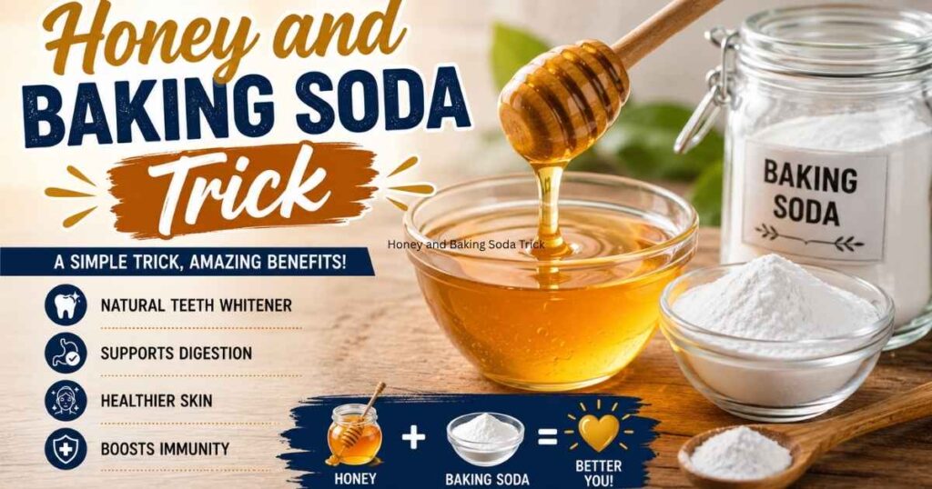 Honey and Baking Soda Trick