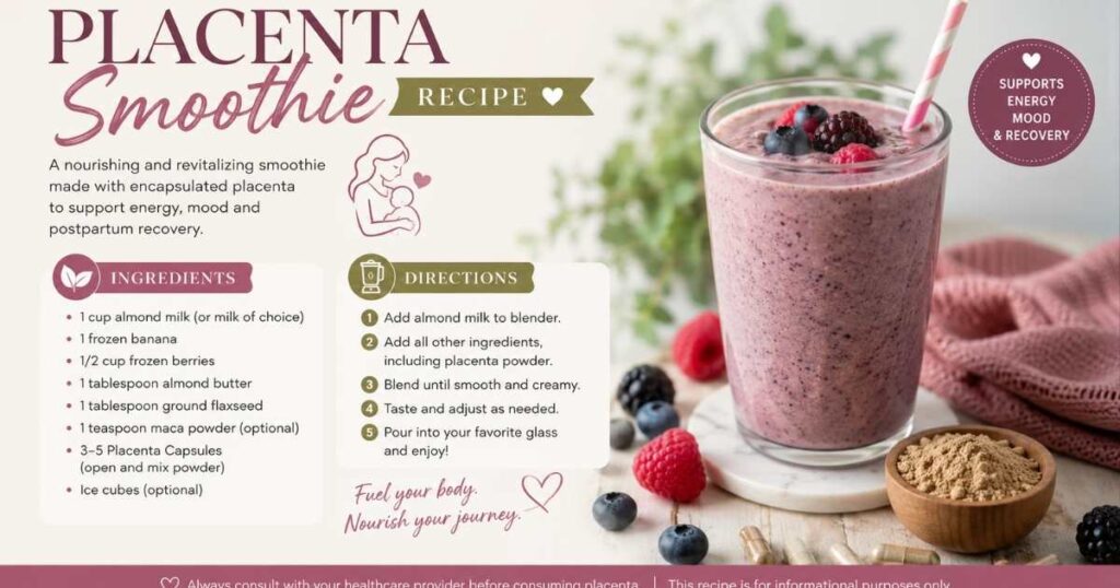 Placenta Smoothie Recipe: 7 Common Myths and Real Benefits
