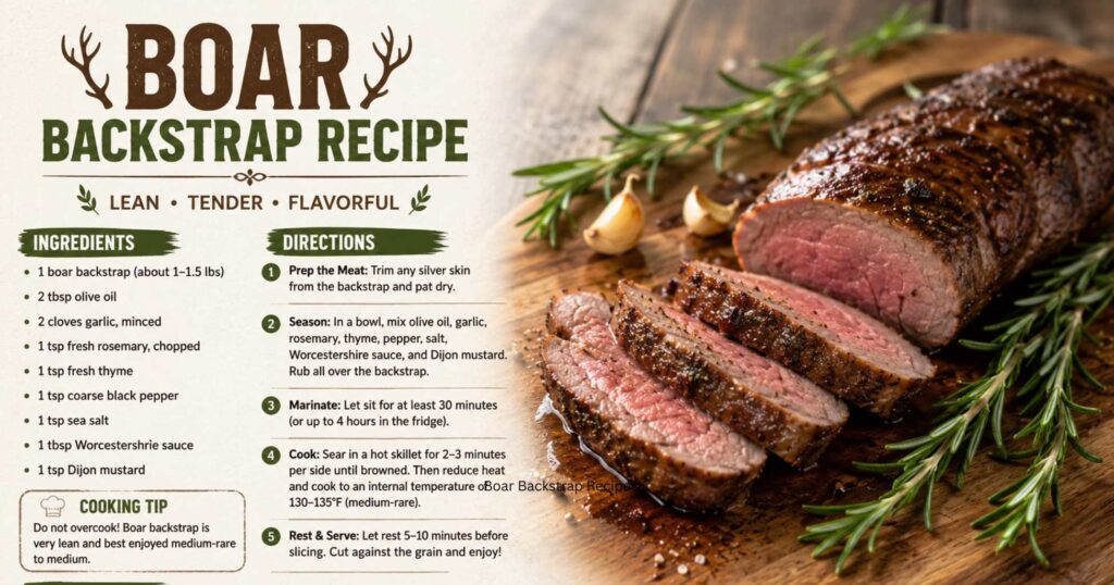 Boar Backstrap Recipe: 5 Ways to Cook It Perfectly