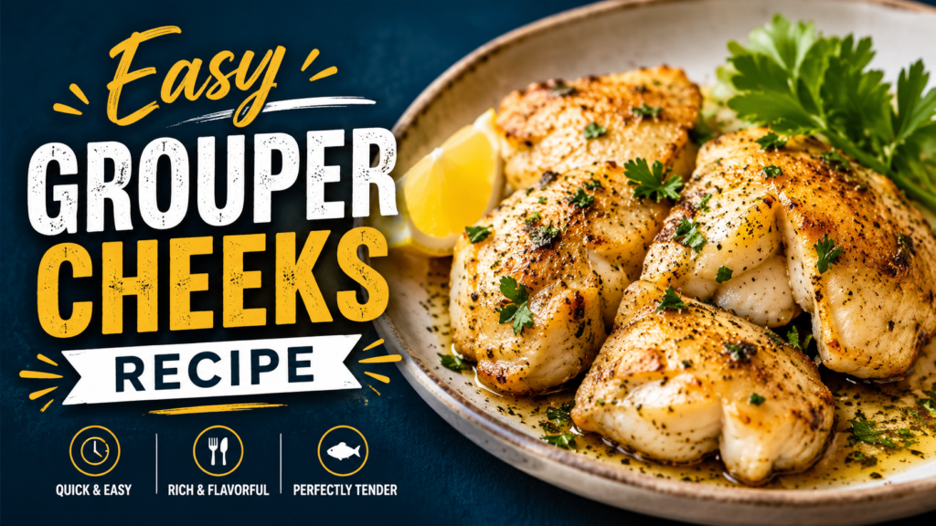 Easy Grouper Cheeks Recipe Ready in Just 20 Minutes
