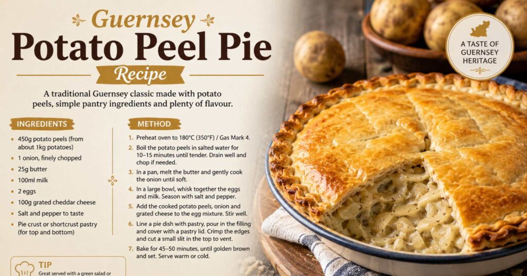 Traditional Guernsey Potato Peel Pie Recipe