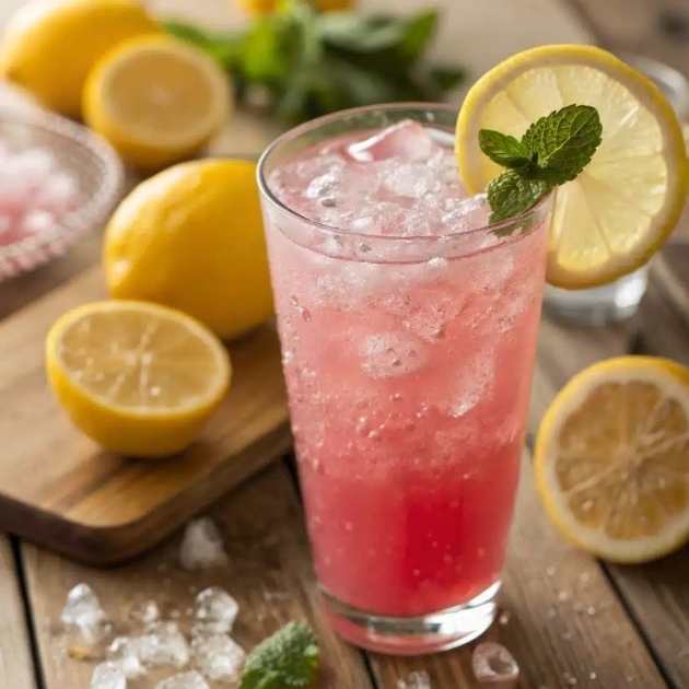 Pink salt lemon water (light-sodium version)
